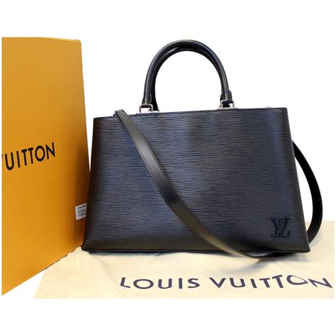 black lv kleber bag|LOUIS VUITTON Epi Kleber PM Black 529033 .